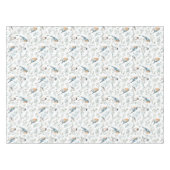 Wald-Weihnachts-Rotkehlchen-Vögel – Küchendekor Tischdecke (Vorderseite (Horizontal))