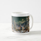 Wald-Weihnachtsbecher Kaffeetasse (VorderseiteRechts)