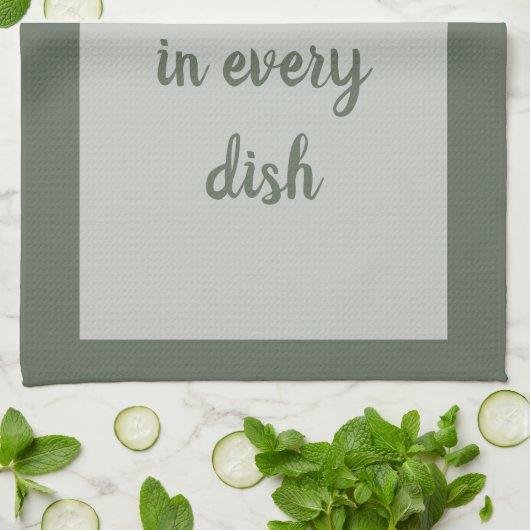 Wald - Weiße Küchentücher (Gefaltet)