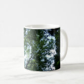 Wald Weißer Kaffeebecher Kaffeetasse (VorderseiteRechts)