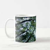 Wald Weißer Kaffeebecher Kaffeetasse (Links)