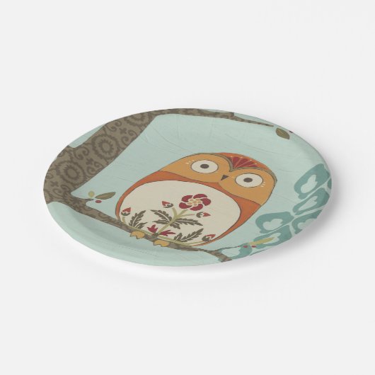 Wald Whimsy II Pappteller (Schrägansicht)