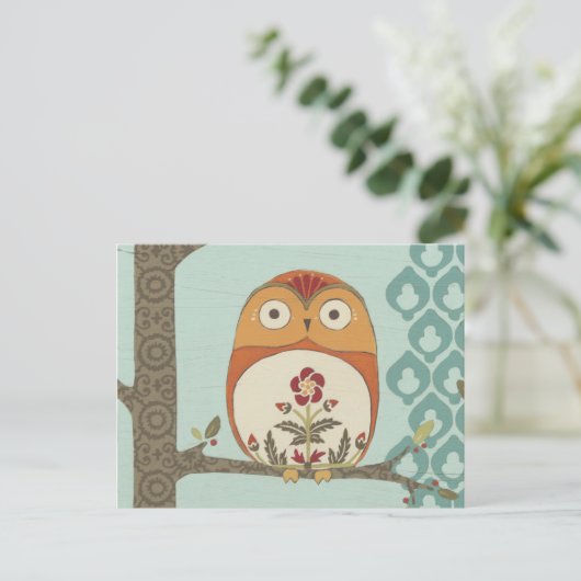 Wald Whimsy II Postkarte (Stehend Vorderseite)