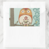 Wald Whimsy II Rechteckiger Aufkleber (Tasche)