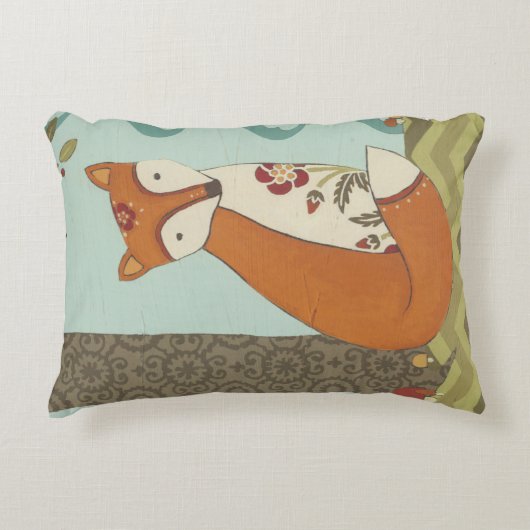 Wald Whimsy III Dekokissen (Vorderseite)