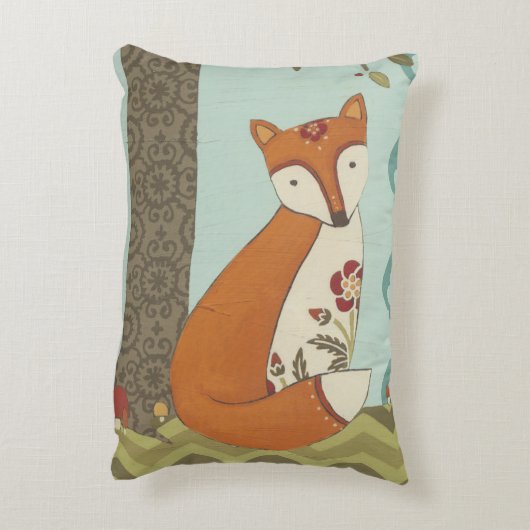 Wald Whimsy III Dekokissen (Rückseite(Vertikal))
