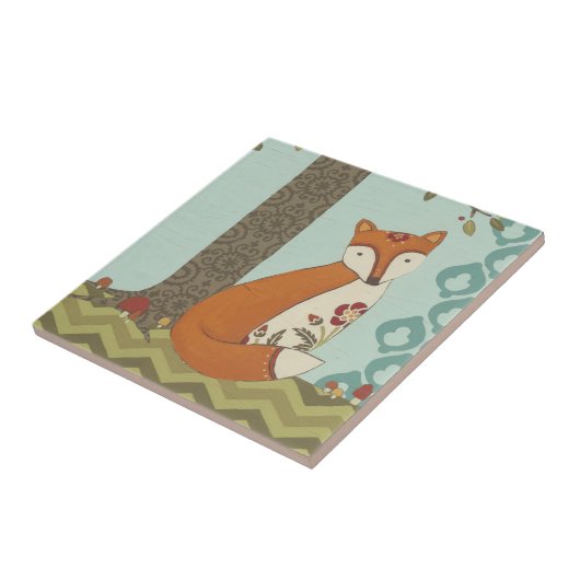 Wald Whimsy III Fliese (Seite)