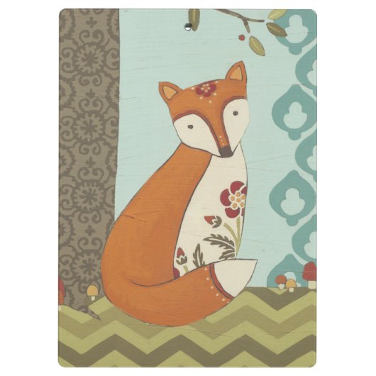 Wald Whimsy III Klemmbrett (Rückseite)