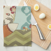 Wald Whimsy III Küchentuch (Viertel Falte)