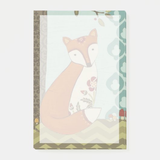 Wald Whimsy III Post-it Klebezettel (Vorderseite)