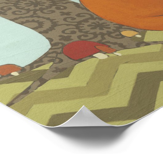 Wald Whimsy III Poster (Ecke)