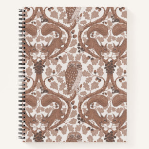 Wald-Whispers/Eichhörnchen und Eichhörnchen in der Notizblock