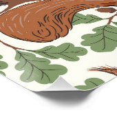 Wald-Whispers/Eichhörnchen und Eichhörnchen in der Poster (Ecke)