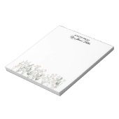 Wald-Wildblumen-Notizblock Notizblock (Rotiert)