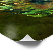 Wald, wilde Pilze Poster (Ecke)