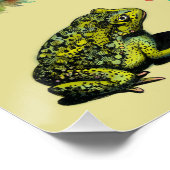 Wald, wilde Pilze Poster (Ecke)