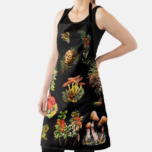 Wald, wilde Pilze Schürze (InSitu)