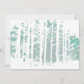 Wald Wilderness Outdoor Park Geburtstag Einladung (Rückseite)