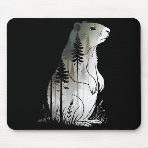 Wald-Wildlife-Tier-Murmeltiertag-Murmeltier-Trupp Mousepad