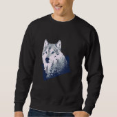 Wald Wolf Wilderness Natur Wildtier Sweatshirt (Vorderseite)