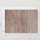 Wald Woodland Animal Wild One Einladung (Rückseite)