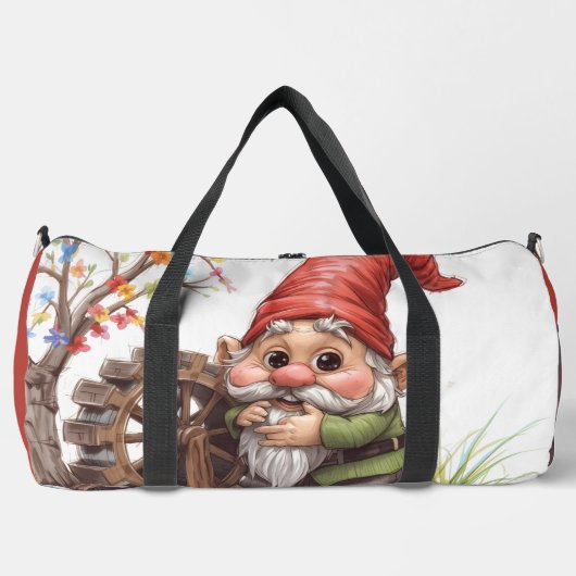 Wald-Wunder-Gnom Duffle Bag (Vorderseite)