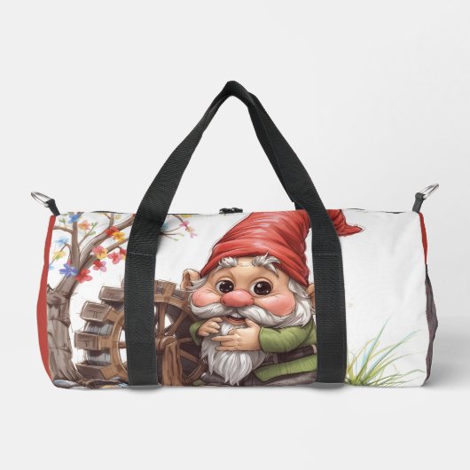 Wald-Wunder-Gnom Duffle Bag (Vorderseite)