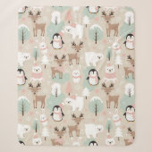 Wald-Wunderwald-Tiere Winter Sherpadecke (Vorderseite)