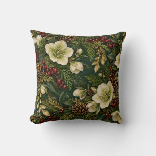 Wald-Zeder-Hellebore Winter Kissen