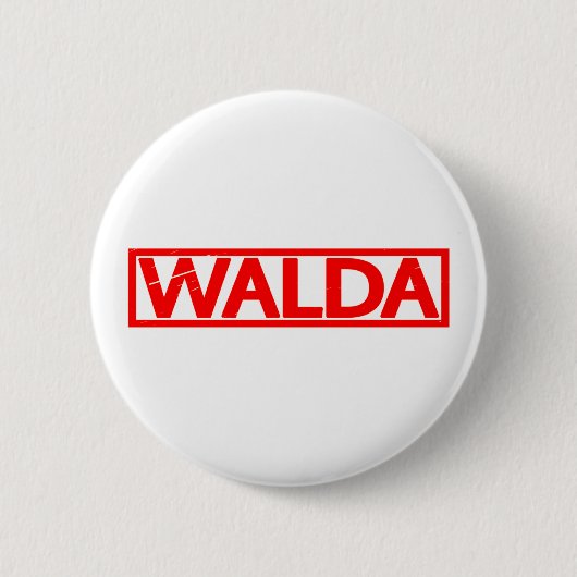 Walda Briefmarke Button (Vorderseite)