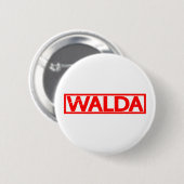 Walda Briefmarke Button (Vorne & Hinten)
