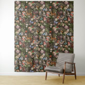 Waldabenteuer Aquarelltiere und Pilze Wandteppich (Beispiel)