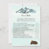 Waldabenteuer auf oder unter Bären Einladung (Vorderseite)