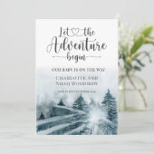 Waldabenteuer Blau Grüne Farbe Ankündigung (Stehend Vorderseite)