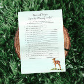 Waldabenteuer, das Mommy Best Deers Game kennt Einladung