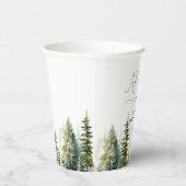 Waldabenteuer erwartet die Babydusche Pappbecher (Rechts)