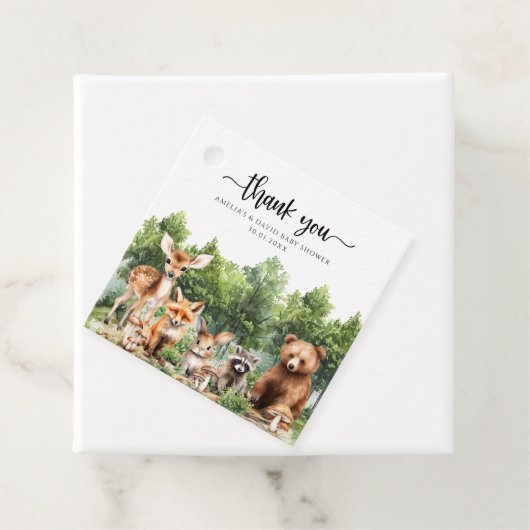 Waldabenteuer Grünwald Vielen Dank Geschenkanhänger (Beispiel)