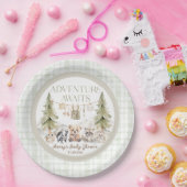 Waldabenteuer Oh-Junge-Baby-Party Pappteller (Party)