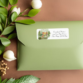 Waldabenteuer Rustikale Hirsche Rücksendeadresse