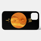 Waldaffe und Feuerssignatur Case-Mate iPhone Hülle (Rückseite (Horizontal))