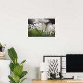 Waldanemone Nature Foto Poster (Heimbüro)