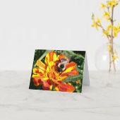 Waldanmerkungs-Karten-Biene Karte (Gelbe Blume)