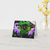 Waldanmerkungs-Karten-Wildblumen Karte (Gelbe Blume)