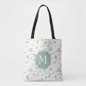 WaldAquarell-Muster Peter-Kaninchen-| Tasche (Vorderseite)