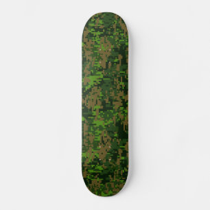 Waldart-Digital-Tarnungs-Akzent-Dekor Skateboard