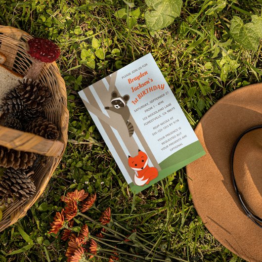 Waldbabys Einladung zum Geburtstag