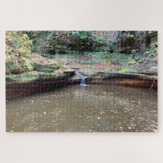 Waldbad - Ruhige Rätsel Puzzle (Horizontal)