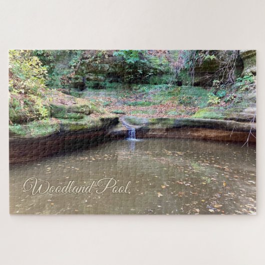 Waldbad - Ruhige Rätsel Puzzle (Horizontal)