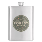 Waldbäderzirkel Flachmann (Vorderseite)