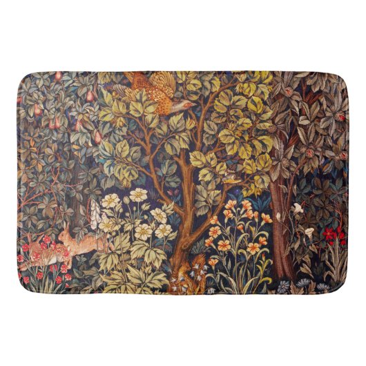 WALDBÄLDER Haare, Pheasant, braun Badematte (Vorderseite)